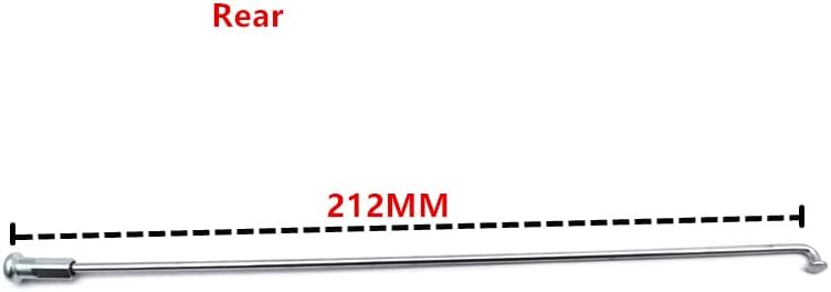 Bike Wheel Spokes for Surron Light Bee X 19 Inch Off-road Electric Cross-country Bike SUR-RON Front and Rear Wheel Spokes Parts (Rear 212 10 Pcs)