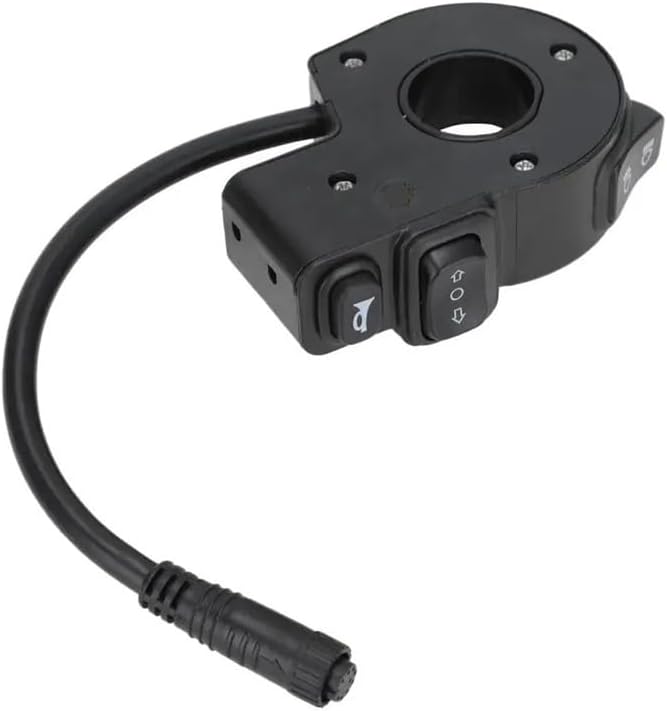 Motorcycle Switch Assembly Headlight Handlebar Indicator Horn Switch Assy Fit for Talaria X3 Talaria MX3 MX4 MX5 Black Dirt Bike