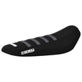 Enjoy MFG Ribbed Seat Cover - Compatible with Surron Light Bee MX &xE-Bike #349 (All Black w/Blue Ribs)
