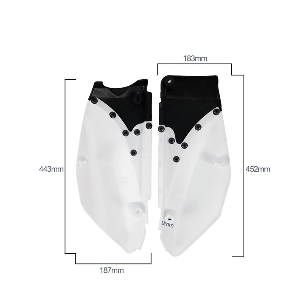 Side Cover Fairing Cowling Motorcycle Rear Left Right Mudguards Fairing Kit For TTR 110 TTR110 Dirt Pit Bike Motocross Parts