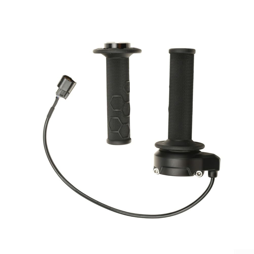 Electronic Throttle Grip Set for SurRon for Ultra Bee, for Light Bee X S, for X160 X260, for CNC Aluminum Handlebar Grips with Dual Hall Sensor, Off Road Upgrade Parts Black