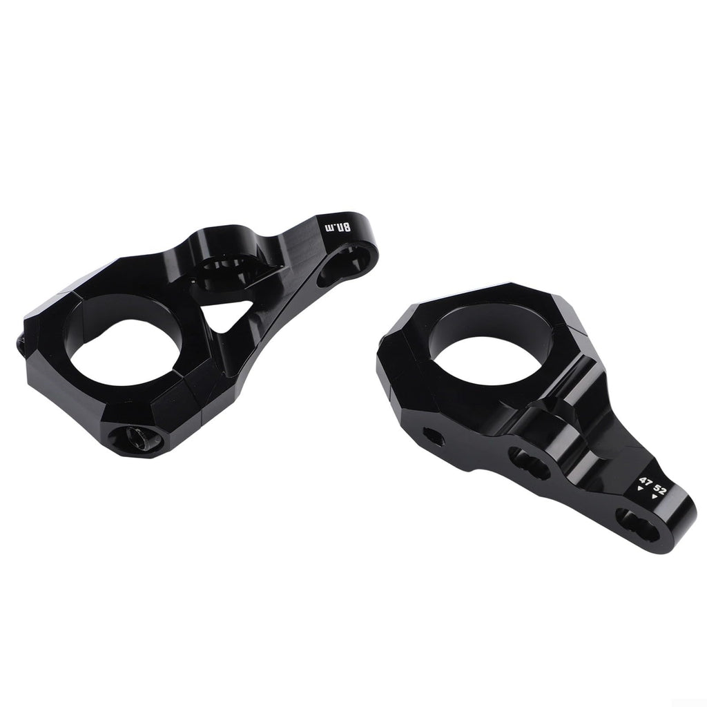 Direct Mount Stem 31.8mm 6061 Aluminium Alloy CNC For DH Dual Crown Fork Mountain Bike For Surron For Light Bee Dirt Bike, 35Mm Rise, Black/Purple/Orange/Silver(Black)