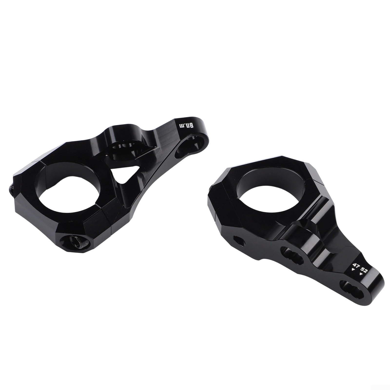 Direct Mount Stem 31.8mm 6061 Aluminium Alloy CNC For DH Dual Crown Fork Mountain Bike For Surron For Light Bee Dirt Bike, 35Mm Rise, Black/Purple/Orange/Silver(Black)
