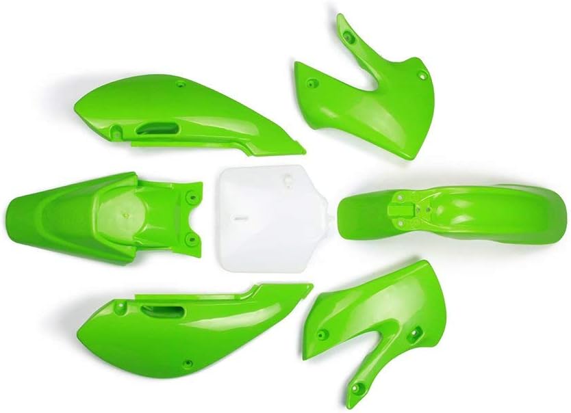 ABS KLX110 Plastic Fairing Kit - Motorcycle Fender Fairing Body Work Kit Set For KLX-110 KLX110 2002-2013 KX-65 KX65 2000-2013 DRZ-110 DRZ110 2003-2005 Dirt Pit Bike