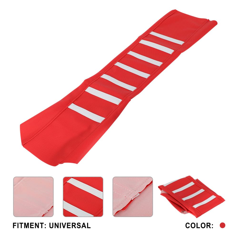 Dirt Bike Seat Cushion,Universal Motorcycle Seat Grips Cover for Most Dirtbike Like CRF 50/CRF 110 110F/CRF 125/CRF 150R/CRF 250F/CR 85/CR125R-Red