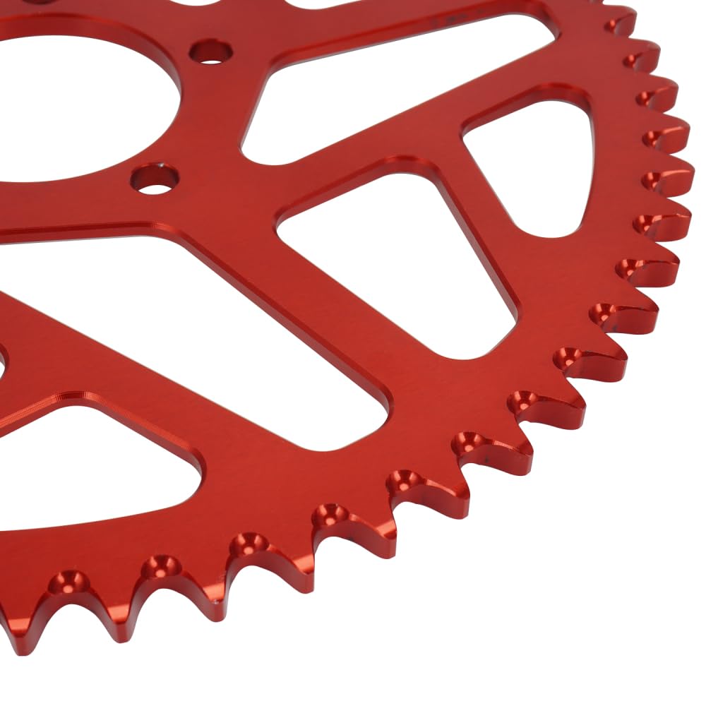 Sprocket for Surron,60T Chain Sprocket for Dirt Bike Sur Ron Light Bee S/Light Bee X/X160/X260/Talaria Sting MX3/Talaria Sting R MX4 - Red