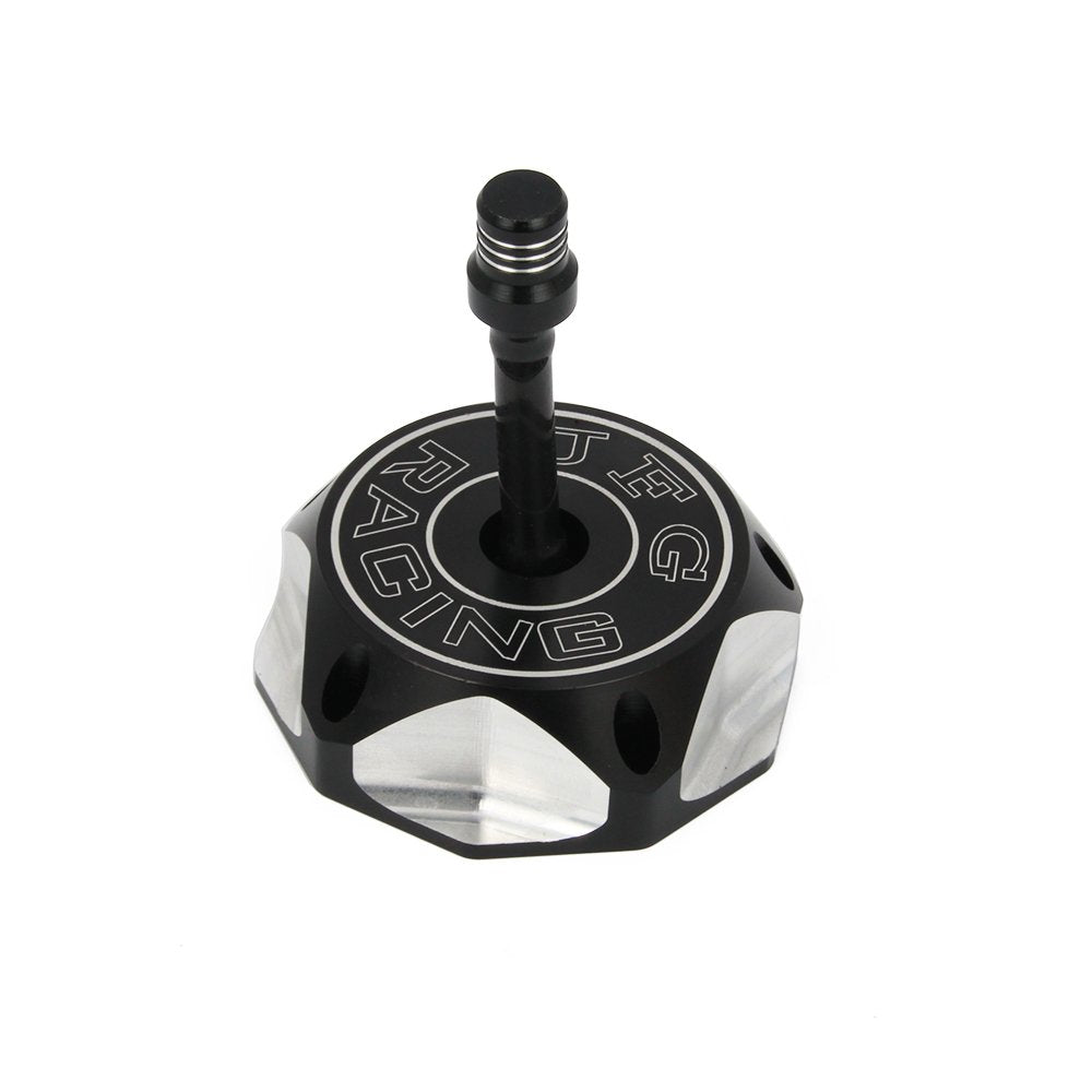 JFG RACING Dirt Bike Gas Cap,Motorcycle Gas Fuel Tank Cap with Breather Valve CNC for KX85 KX100 KX250 KX250F KX450F KX450 KLX450R KLX 110 KLX110 Dirt Pit Bike Green
