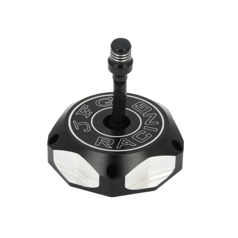 JFG RACING Dirt Bike Gas Cap,Motorcycle Gas Fuel Tank Cap with Breather Valve CNC for KX85 KX100 KX250 KX250F KX450F KX450 KLX450R KLX 110 KLX110 Dirt Pit Bike Green