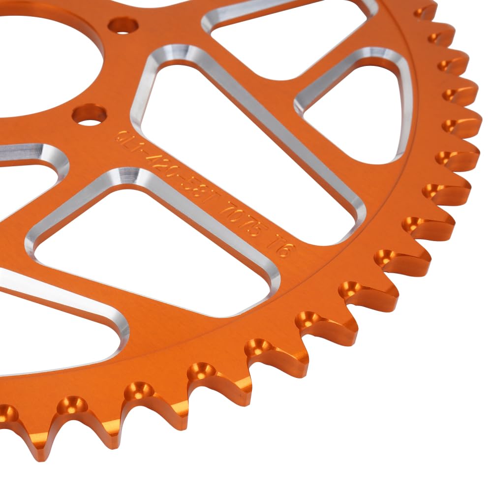 Sprocket for Surron,60T Chain Sprocket for Dirt Bike Sur Ron Light Bee S/Light Bee X/X160/X260/Talaria Sting MX3/Talaria Sting R MX4 - Red