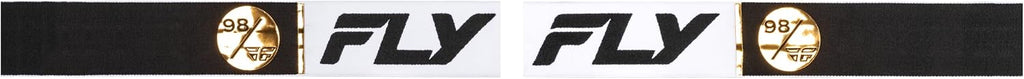 Fly Racing Zone Pro MX ATV Off-Road Riding Goggle (White/Black/Gold)
