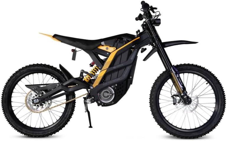 Adult Electric Dirt Bike, Peak 8000W/Cont 4000W Mid-Drive E-Motorcycle 72V35Ah Battery, 21"/18" Off-Road E-Bike Full Hydraulic Brakes & Suspension, 50MPH Mountain Enduro Trail Motorbike
