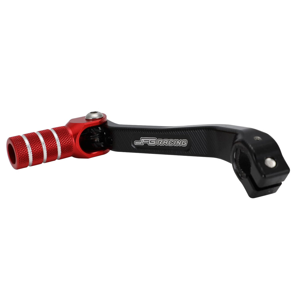 JFG RACING Motorcycle Gear Shifter Shift Lever Folding Tip CNC for CRF 110 CRF110F 2013-2023 TTR 110 08-09 11-21 Black