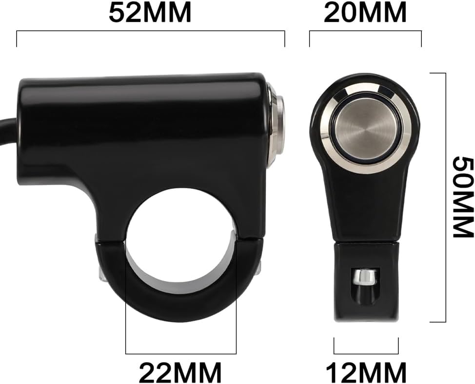 Headlight Switch for Talaria Sting R MX4, Plug and Play, Aluminum Alloy, Waterproof