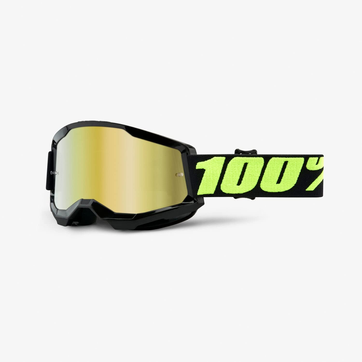 100% Strata 2 Sand Motocross & Mountain Bike Goggles - MX and MTB Racing Protective Eyewear