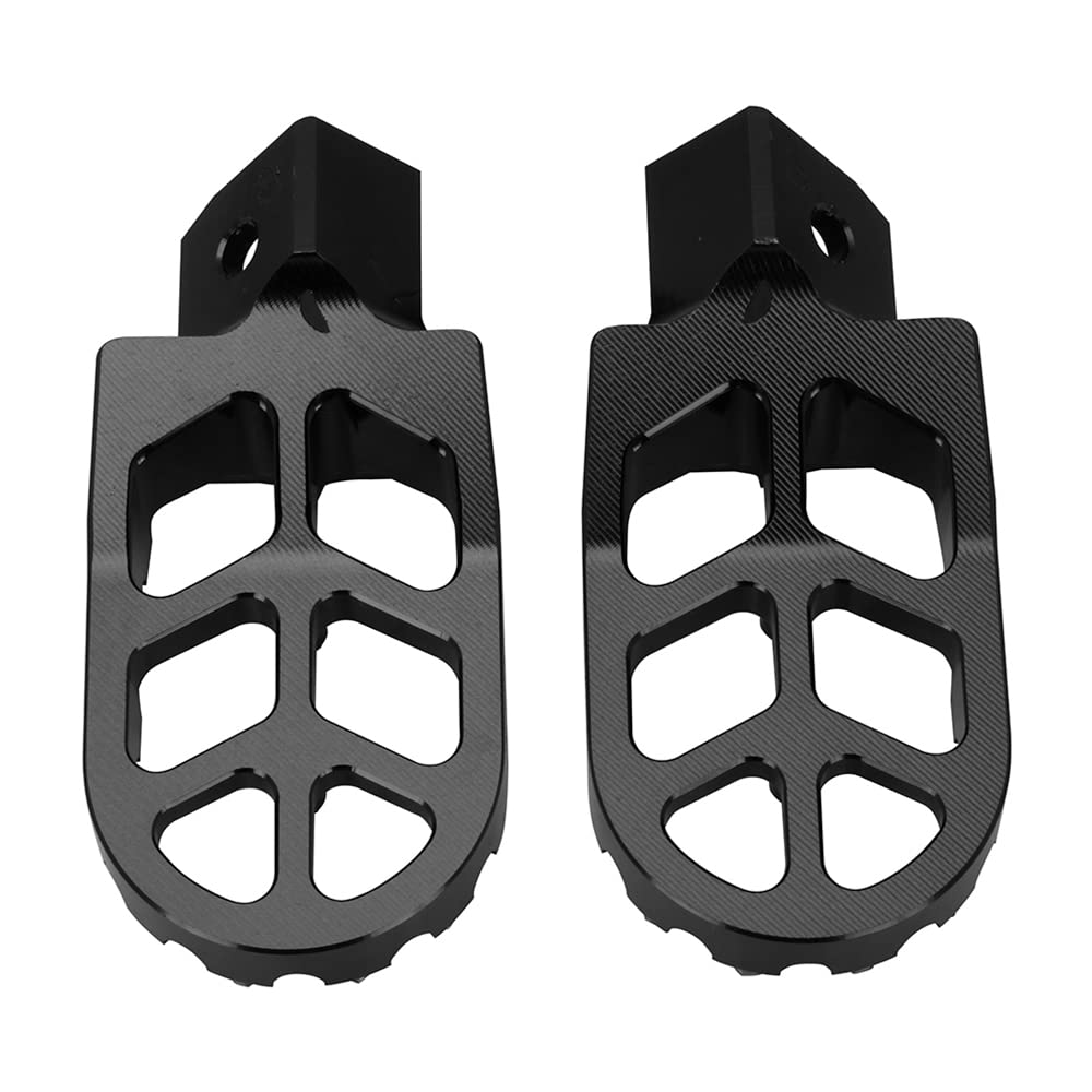 AnXin Dirt Bike Foot Pegs Motorcycle Footpegs Foot Pedals Rests CNC for TTR 110 TTR110 TTR 110E TTR110E 2011-2023 Pit Bike Blue