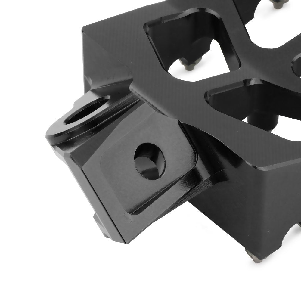 AnXin Dirt Bike Foot Pegs Motorcycle Footpegs Foot Pedals Rests CNC for KLX 110 KLX110 2002-2023 KLX110L 2010-2023 KX60 1998-2003 Pit Bike Black