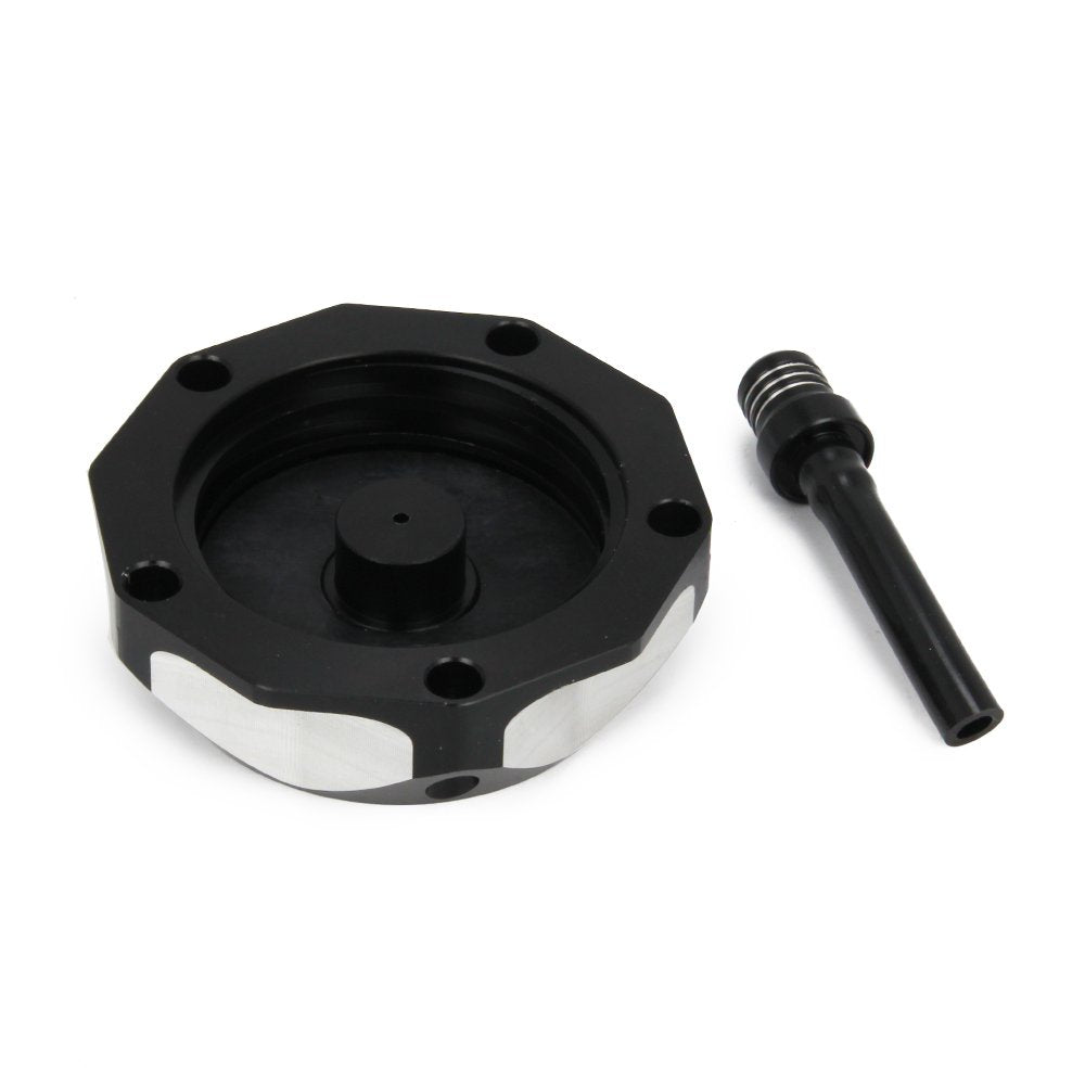 JFG RACING Dirt Bike Gas Cap,Motorcycle Gas Fuel Tank Cap with Breather Valve CNC for KX85 KX100 KX250 KX250F KX450F KX450 KLX450R KLX 110 KLX110 Dirt Pit Bike Green