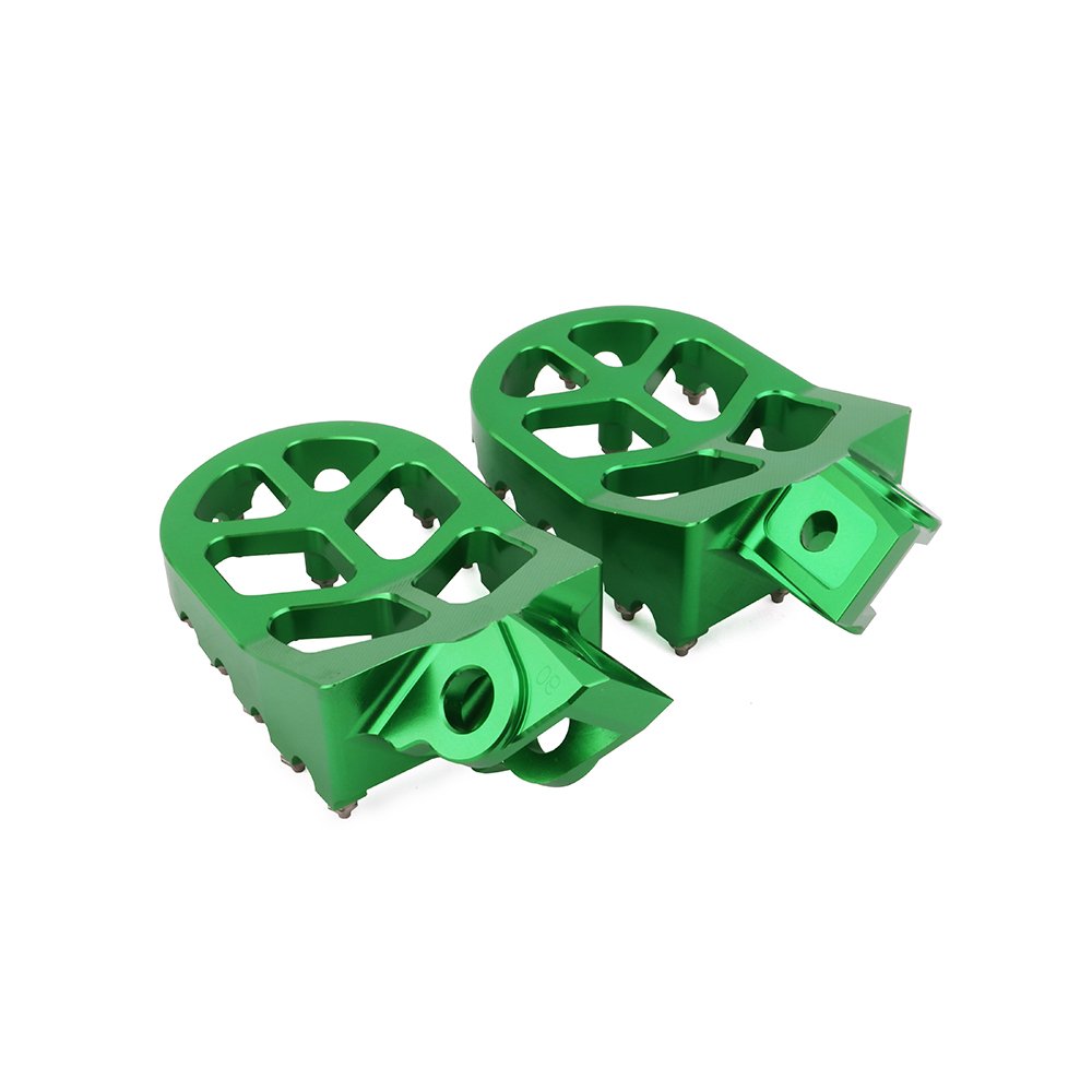 AnXin Dirt Bike Foot Pegs Motorcycle Footpegs Foot Pedals Rests CNC for KLX 110 KLX110 2002-2023 KLX110L 2010-2023 KX60 1998-2003 Pit Bike Black
