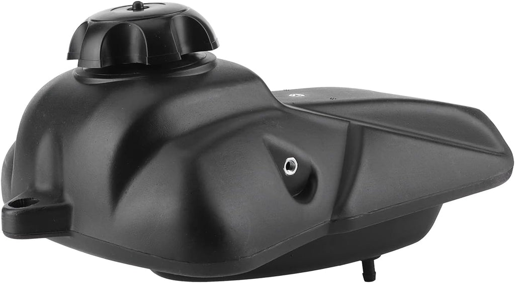 Fuel Tank, Hard Plastic Motorcycle Gas Tank with Cap, Off-Road Petrol Tank Fuel Cell Replacement for Dirt Bike Repair Compatible with Kawasaki KLX 110 and BBR Pit Bike Models
