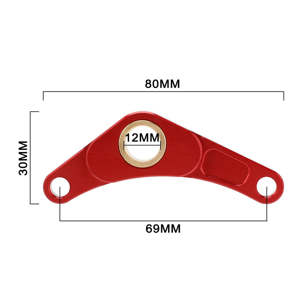 Dirt Bike Shift Shaft Brace Shifter Support Bracket Holder CNC for CRF110 CRF 110 2013-2024 Red