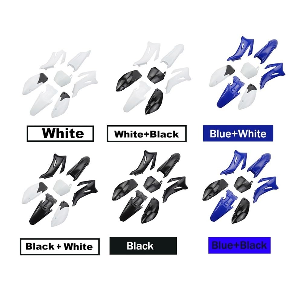Motorcycle Side Panel Fairing Motorcycle Fairing Body Side Protector Fairing Body Kit for TTR110 TTR 110 2008 2009 2010 2011 2012 2013 2014 2015 110-200CC