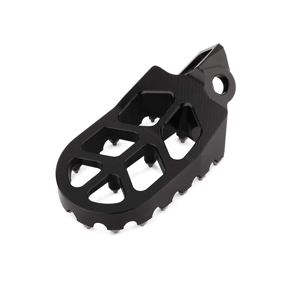 AnXin Dirt Bike Foot Pegs Motorcycle Footpegs Foot Pedals Rests CNC for KLX 110 KLX110 2002-2023 KLX110L 2010-2023 KX60 1998-2003 Pit Bike Black