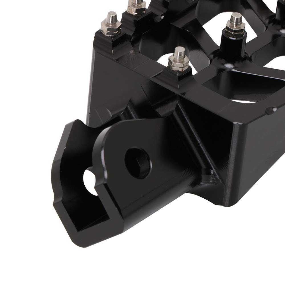 JFG RACING Dirt Bike Foot Pegs,7075 Aluminum CNC Pedals Rests for Surron Light Bee X and S/E Ride Pro SS/CRF150F CRF230F 03-19/CRF250F 19-24/XR150L 15-24/KDX200 83-94-Red