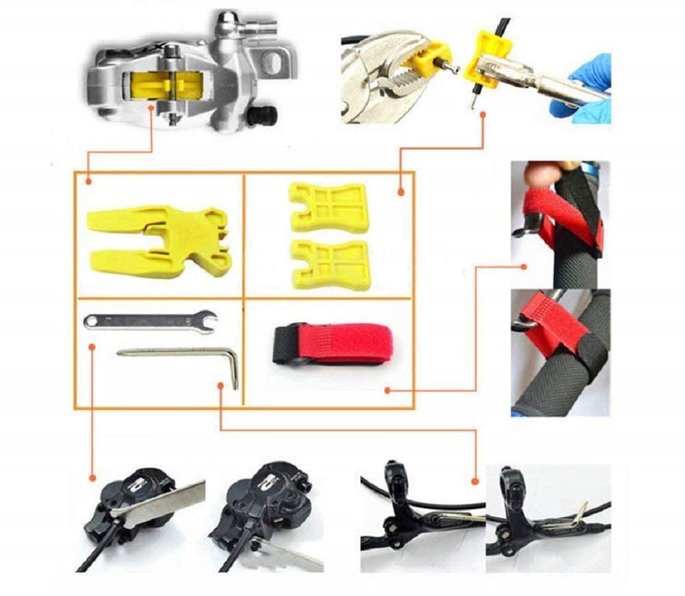 Bicycle Brake DOT Oil Bleed Kit for Avid Sram Code5 Code R Juicy Ultimate Elixir Formula Hayes Bngal Hope Quad Hydraulic Disc Tools