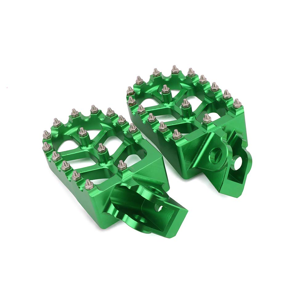 AnXin Dirt Bike Foot Pegs Motorcycle Footpegs Foot Pedals Rests CNC for KLX 110 KLX110 2002-2023 KLX110L 2010-2023 KX60 1998-2003 Pit Bike Black