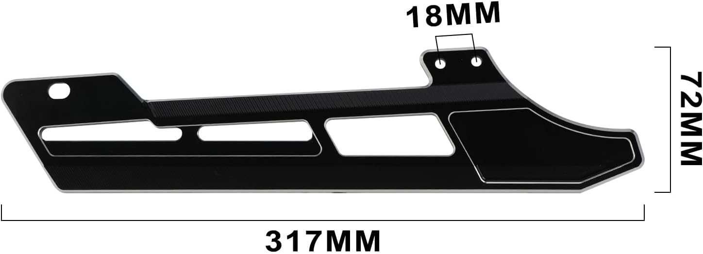 Dirt Bike Chain Guard Cover Protector CNC for TTR 110 TTR110 2011-2025 2008-2009