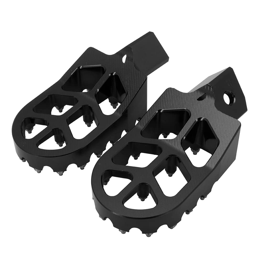 AnXin Dirt Bike Foot Pegs Motorcycle Footpegs Foot Pedals Rests CNC for TTR 110 TTR110 TTR 110E TTR110E 2011-2023 Pit Bike Blue