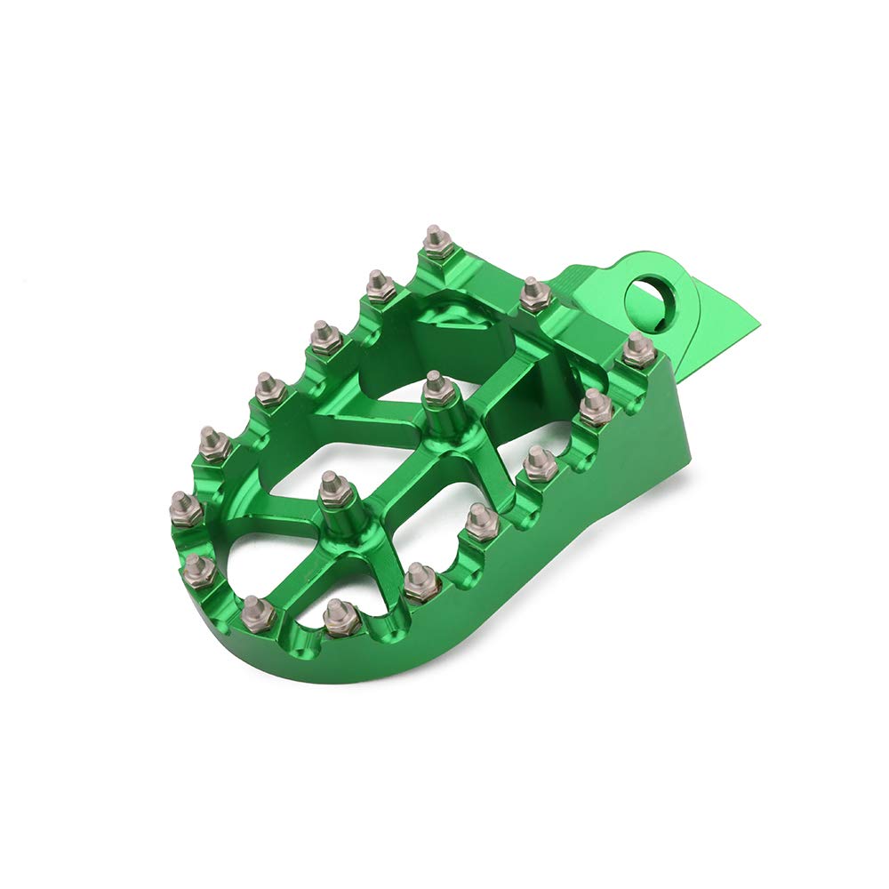 AnXin Dirt Bike Foot Pegs Motorcycle Footpegs Foot Pedals Rests CNC for KLX 110 KLX110 2002-2023 KLX110L 2010-2023 KX60 1998-2003 Pit Bike Black