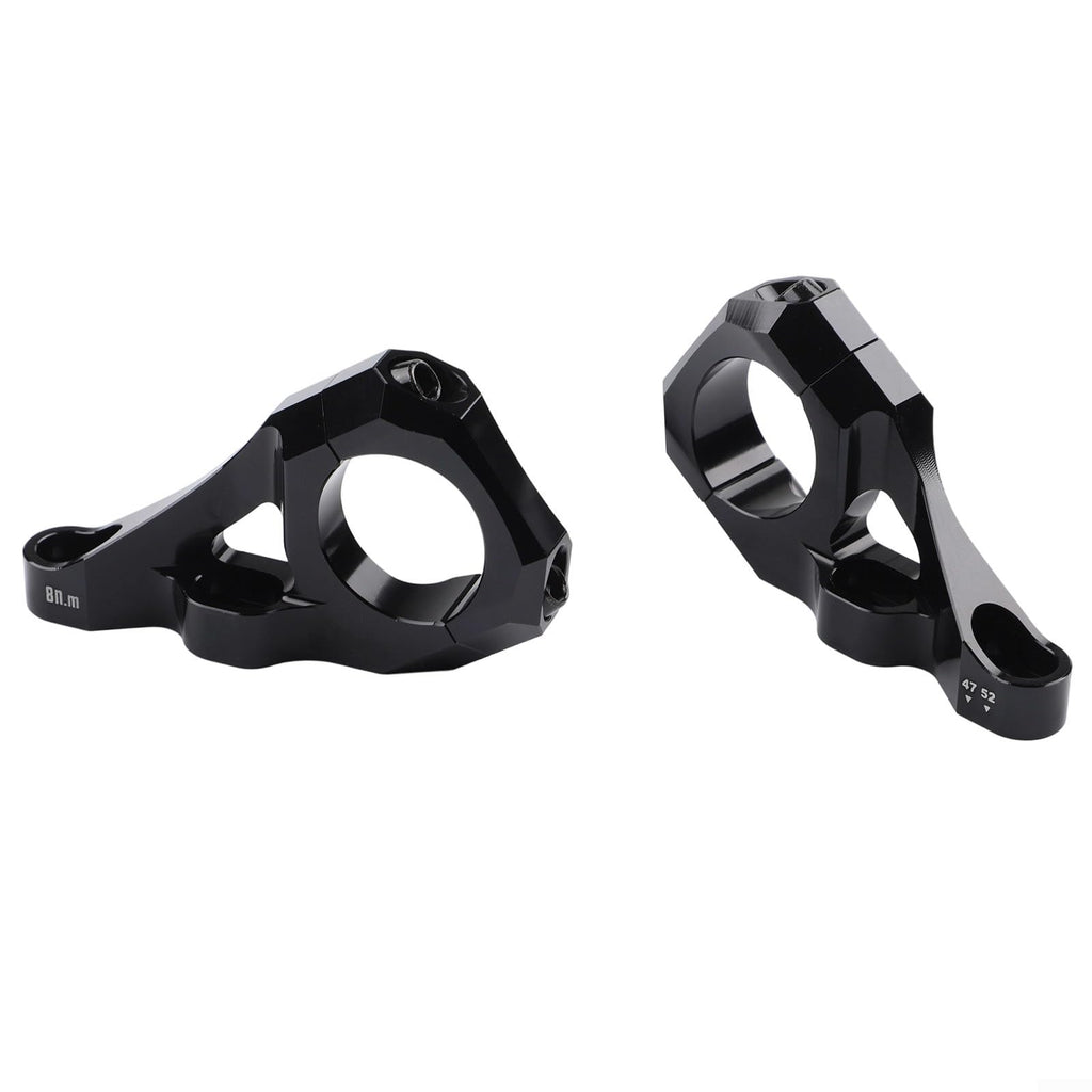 Direct Mount Stem 31.8mm 6061 Aluminium Alloy CNC For DH Dual Crown Fork Mountain Bike For Surron For Light Bee Dirt Bike, 35Mm Rise, Black/Purple/Orange/Silver(Black)