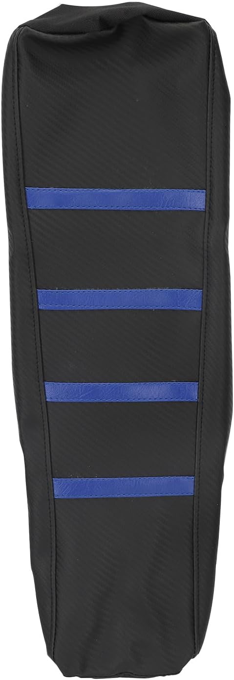 Ribbed Dirt Bike Seat Cover for TTR 110 110E TTR110 TTR110E Pit Bike Non-Slip Surface Protector Blue