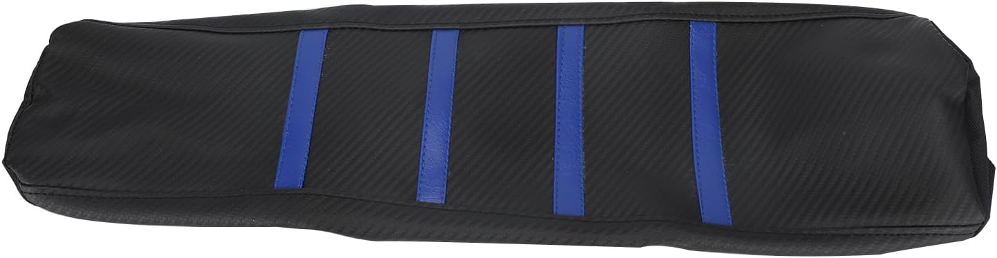 Ribbed Dirt Bike Seat Cover for TTR 110 110E TTR110 TTR110E Pit Bike Non-Slip Surface Protector Blue