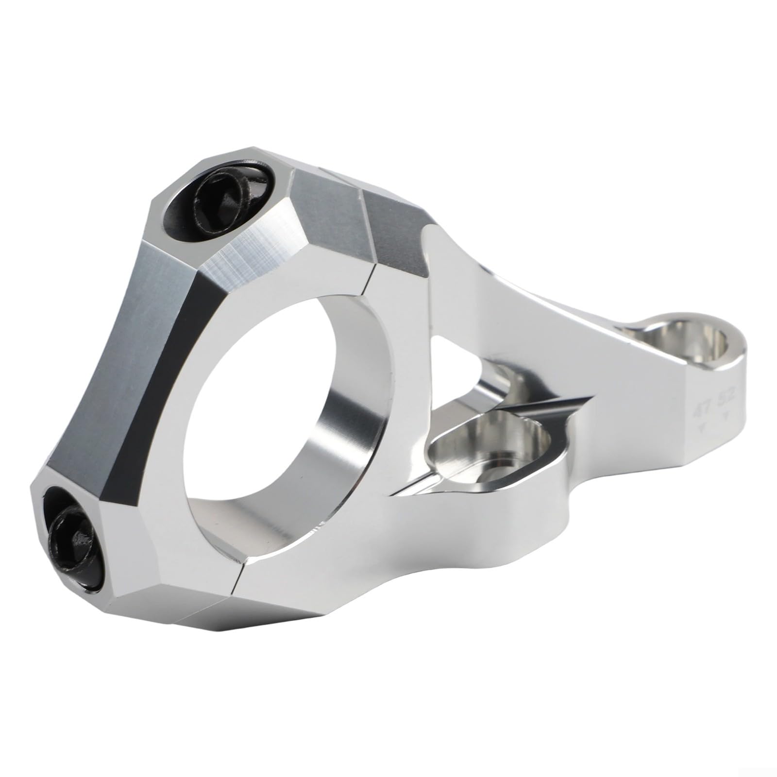 Direct Mount Stem 31.8mm 6061 Aluminium Alloy CNC For DH Dual Crown Fork Mountain Bike For Surron For Light Bee Dirt Bike, 35Mm Rise, Black/Purple/Orange/Silver(Black)