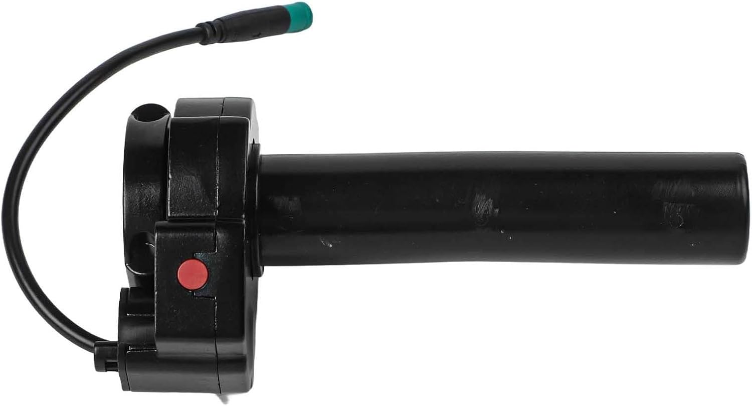 Aluminum Alloy Throttle Handlebar with Rubber Grip for Talaria Sting X3 MX3 MX4 Electric Dirt For Bike, Right Side Replacement Part with Cable, Black
