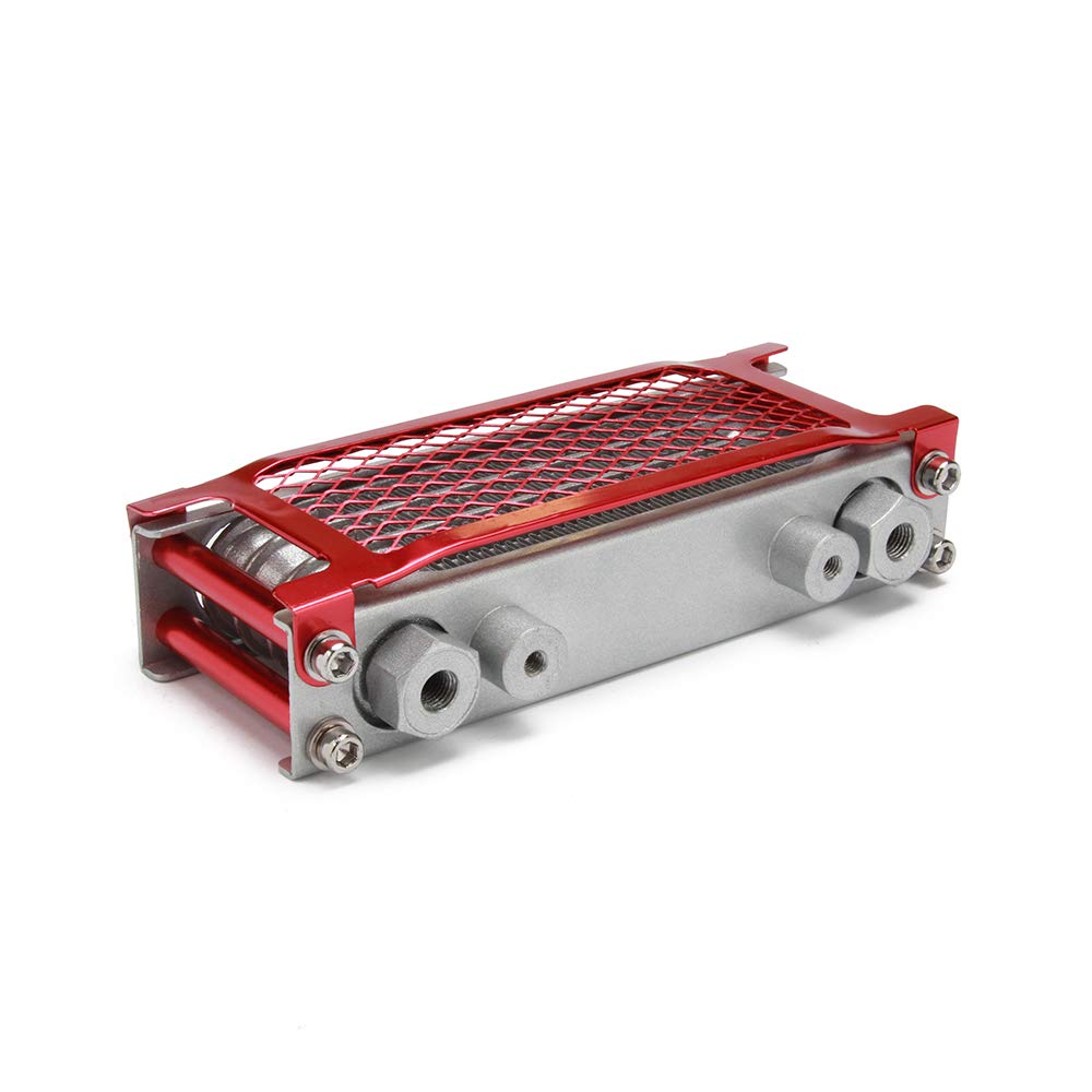 Motorcycle Oil Cooler Cooling Radiator Engine Kit Universal for CRF XR KLX 50 70 90 110 125 140cc SSR Taotao Coolster Kayo Apollo Dirt Pit Bike ATV Red