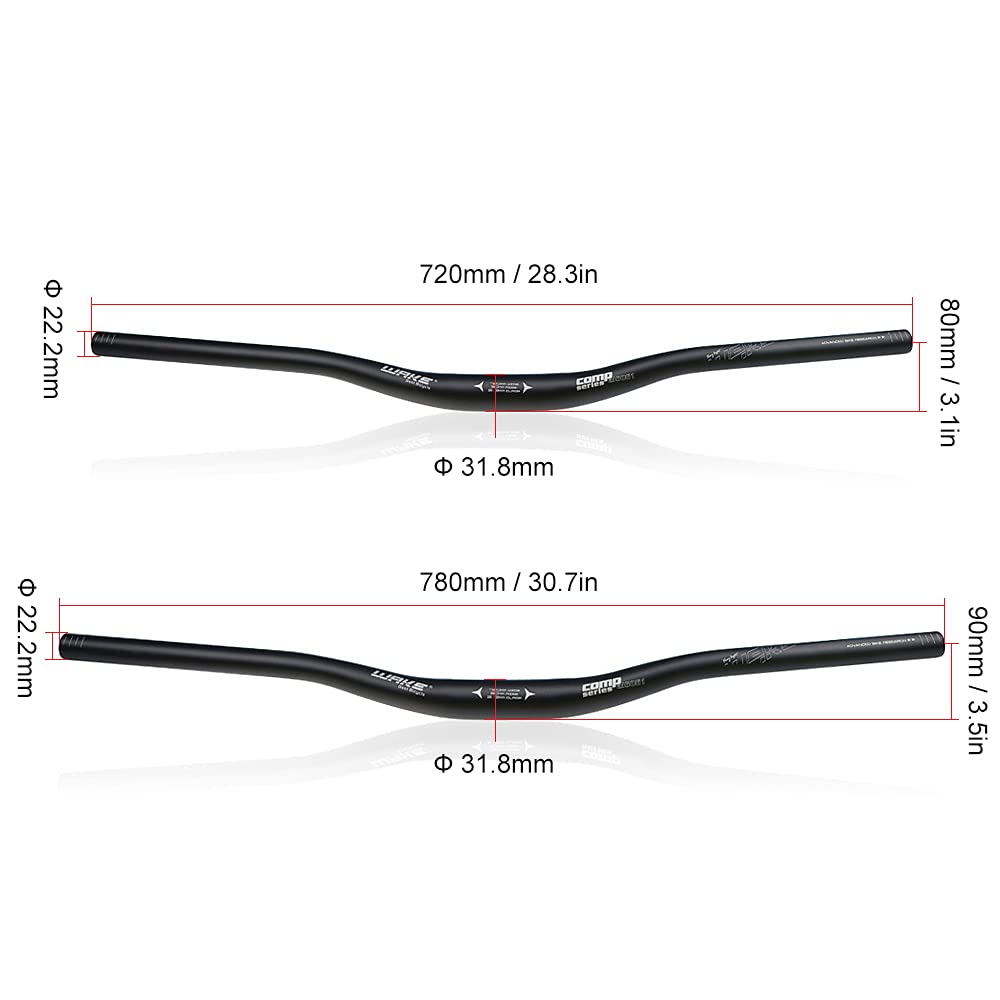 HUIOP Mountain Bike Handlebar - Cycling Bar for BICYCLES