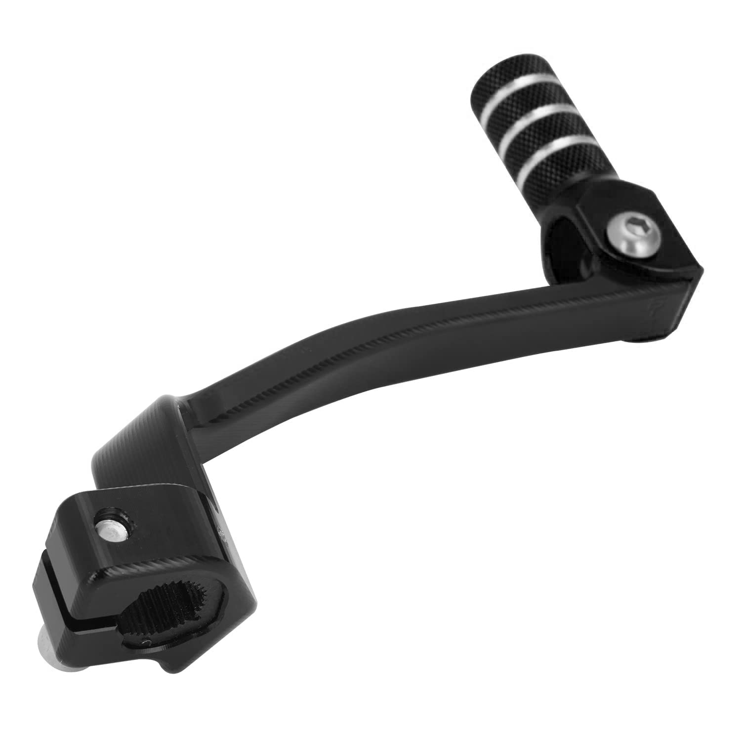 JFG RACING Motorcycle Gear Shifter Shift Lever Folding Tip CNC for CRF 110 CRF110F 2013-2023 TTR 110 08-09 11-21 Black