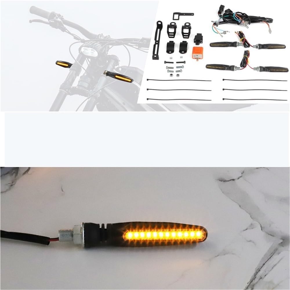 Indicators Flowing Motorbike Electric Bike Front Rear Street Legal Kit Indicator Light for Ta&laria Sting MX4 Turn Signal Lighting Lamps