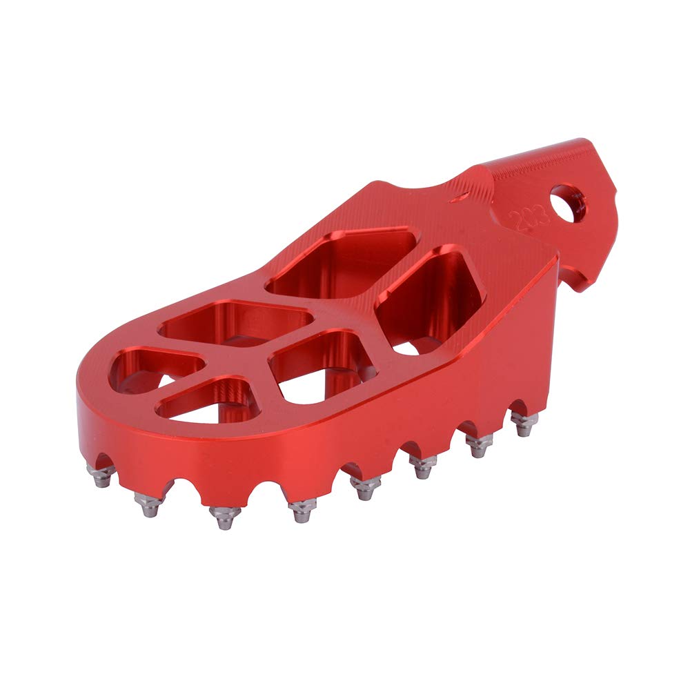 AnXin Dirt Bike Foot Pegs Motorcycle Footpegs Foot Pedals Rests CNC For CRF 110 CRF110F 2013-2022 CRF125F 2014-2023 Dirt Pit Bike Silver