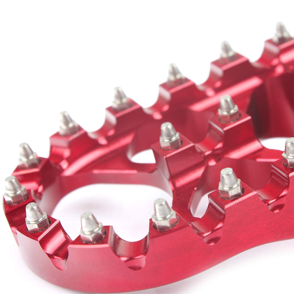 TOFR CRF 250 450 R X 2004-2024 Footpegs for Honda CRF1000L Africa Twin 18-19 CR 125/250R 02-07 CRF150 07-24 CRF 450 RX 17-24