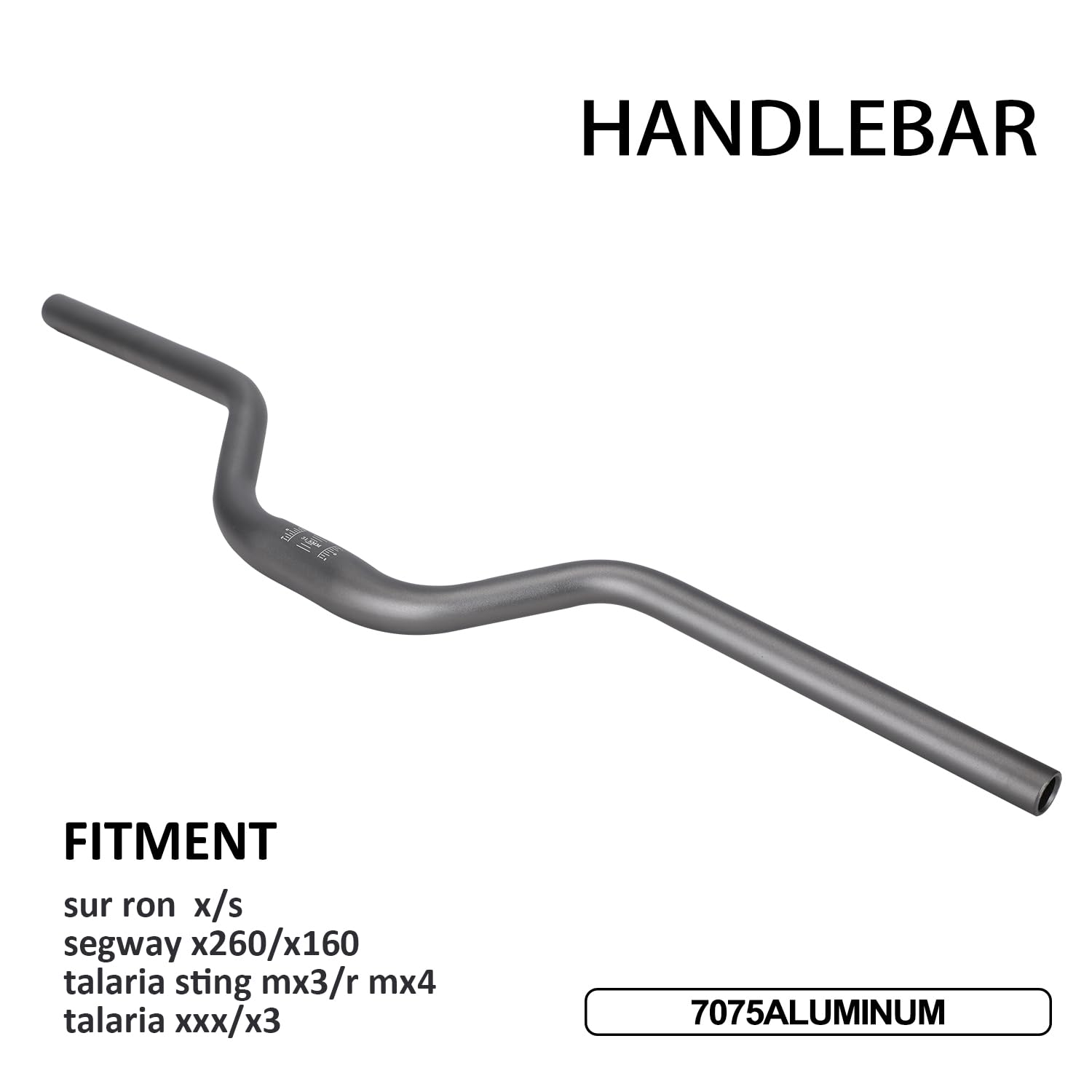 Motorcycle Heighten Handlebar 7/8" 22mm Handle Bar 4MM Thickness CNC for Surron Sur Ron LBX Talaria Sting MX3/R MX4 Talaria XXX E-Ride Pro SR S SS 2.0 3.0 Ventus One Rawrr Mantis Blue