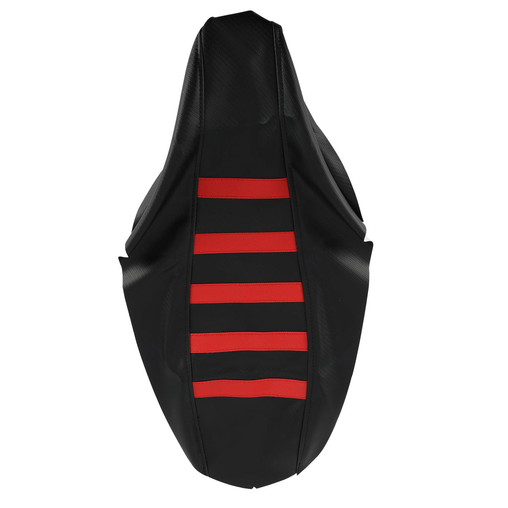Ribbed Dirt Bike Seat Cover Gripper Soft for CRF 110 125F CRF110F CRF125F 2023 2024 2025 Pit Bike Non-Slip Surface Protector Black