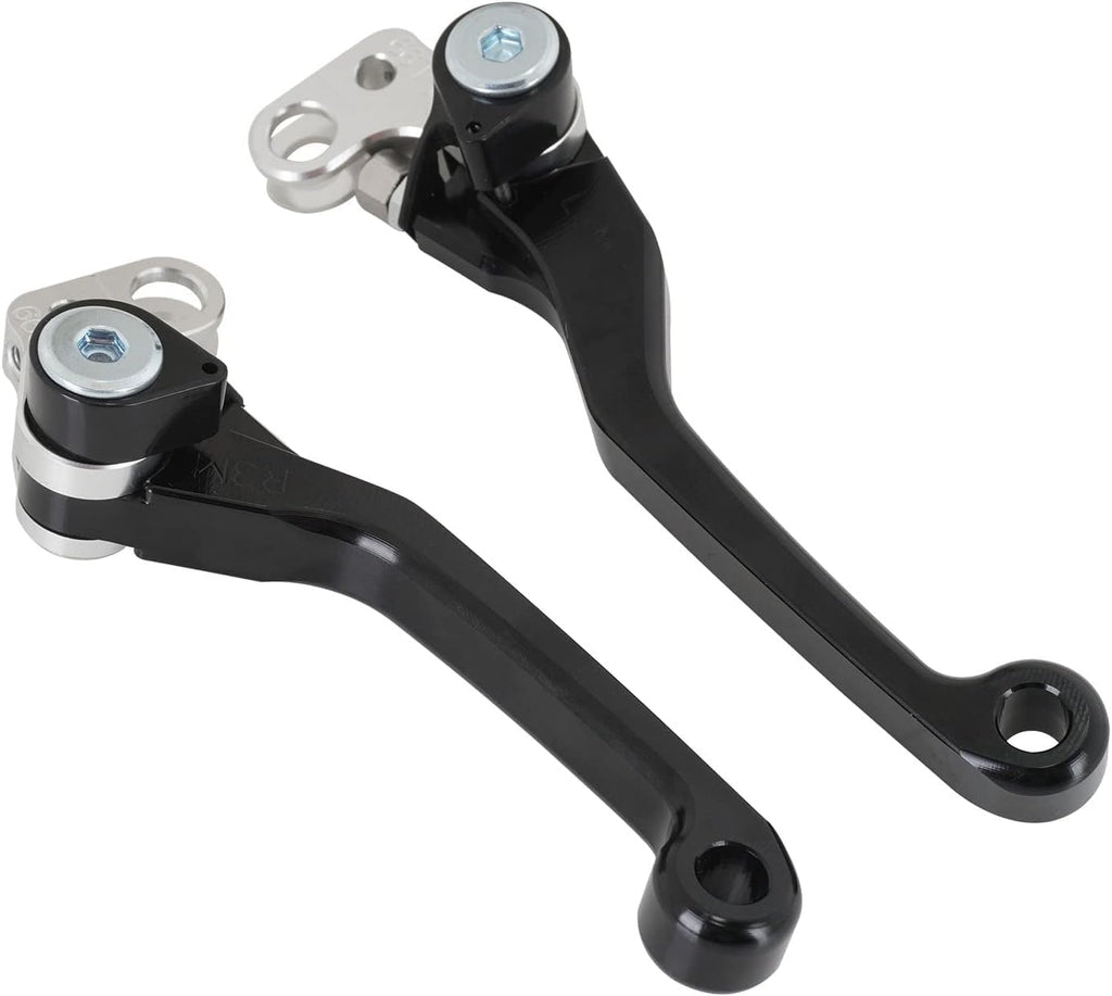 JFG RACING Brake Levers for Surron Light Bee,CNC Adjustable Foldable Handle Brake Levers Replacement for Dirt Bike Surron Light Bee X and S/X160/X260-Black