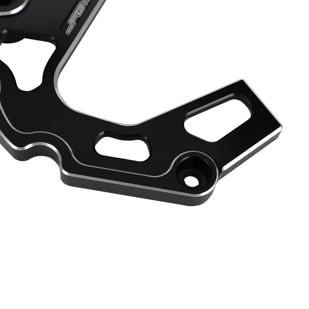 JFG RACING Dirt Bike Sprocket Guard Chain Cover Case Saver Guard Protection CNC for KLX 110 KLX110 KLX110L KLX110R 2002-2023 DRZ110 2003-2006 Black