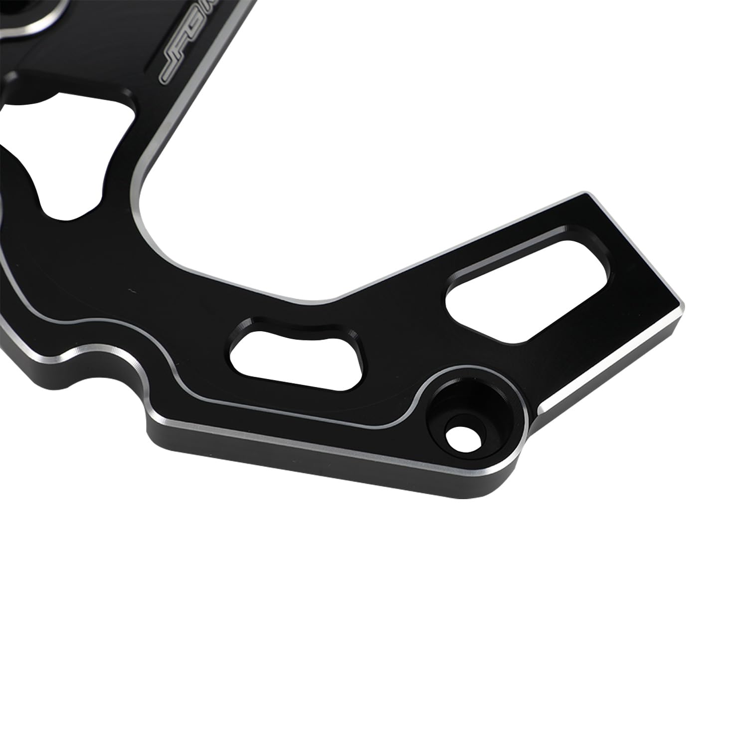 JFG RACING Dirt Bike Sprocket Guard Chain Cover Case Saver Guard Protection CNC for KLX 110 KLX110 KLX110L KLX110R 2002-2023 DRZ110 2003-2006 Black
