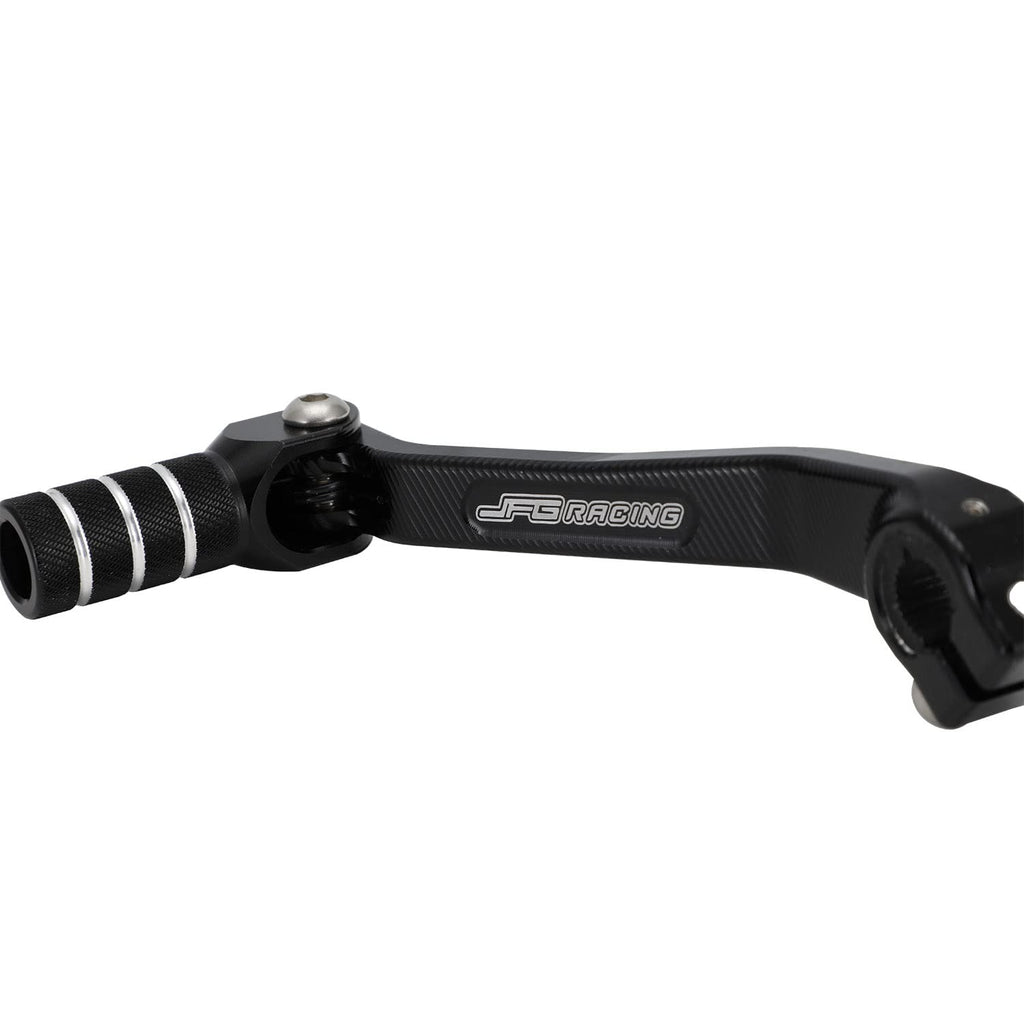 JFG RACING Motorcycle Gear Shifter Shift Lever Folding Tip CNC for CRF 110 CRF110F 2013-2023 TTR 110 08-09 11-21 Black
