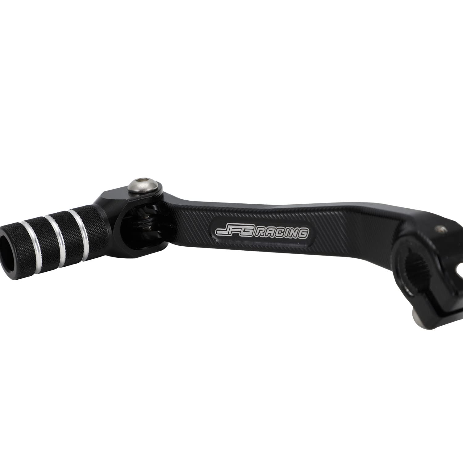 JFG RACING Motorcycle Gear Shifter Shift Lever Folding Tip CNC for CRF 110 CRF110F 2013-2023 TTR 110 08-09 11-21 Black